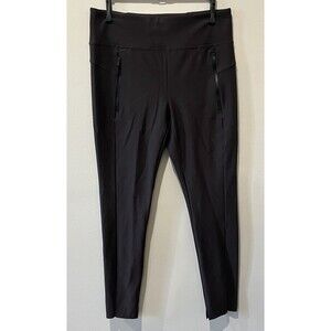Athleta Leggings Women’s Medium Stellar Tight City Pants Dark Gray Zipper Pocket
